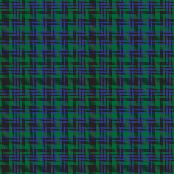 Vert Glen Plaid Motif Sans Couture Texturé Adapté Aux Textiles — Image vectorielle