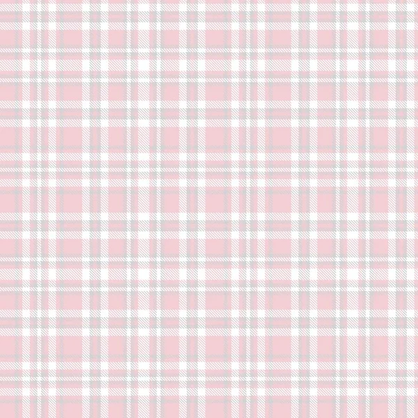 Pink Glen Plaid Texturiertes Nahtloses Muster Für Modetextilien Und Grafiken — Stockvektor