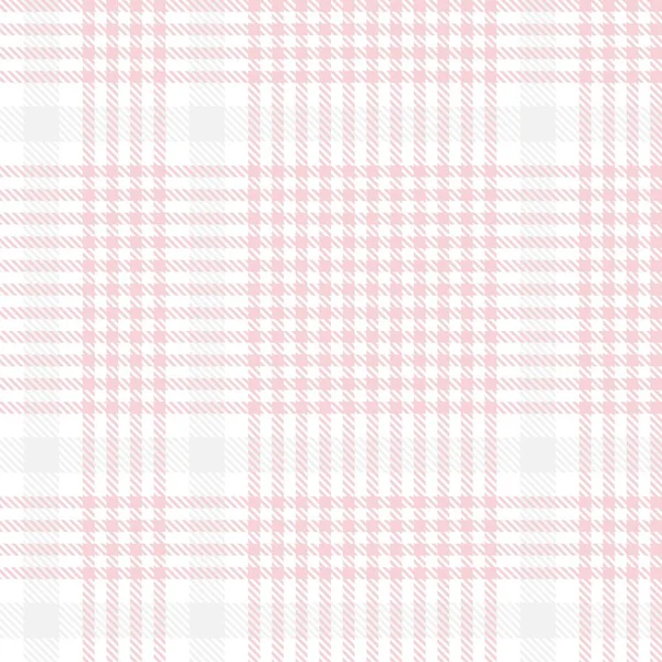 Blanc Glen Plaid Motif Sans Couture Texturé Adapté Aux Textiles — Image vectorielle