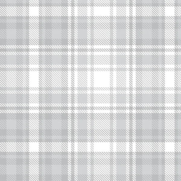 White Glen Plaid Teksturowany Bezszwowy Wzór Nadaje Się Tkanin Mody — Wektor stockowy