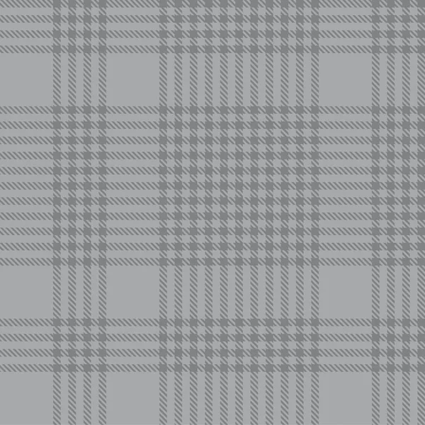 Gris Glen Plaid Motif Sans Couture Texturé Adapté Aux Textiles — Image vectorielle