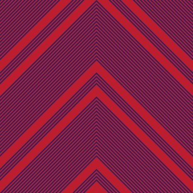 Moda tekstili ve grafikleri için uygun kırmızı ve mavi köşegen çizgili, dikişsiz arkaplan