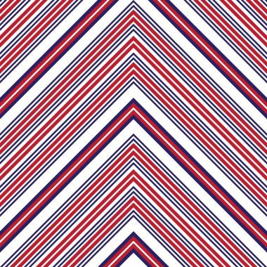 Moda tekstili ve grafikleri için uygun kırmızı ve mavi köşegen çizgili, dikişsiz arkaplan