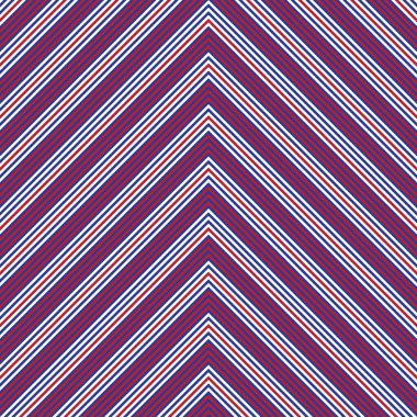 Moda tekstili ve grafikleri için uygun kırmızı ve mavi köşegen çizgili, dikişsiz arkaplan