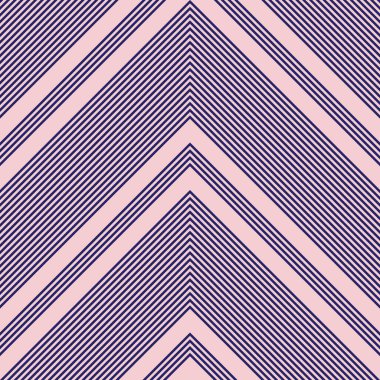 Moda tekstili ve grafikleri için uygun pembe ve lacivert köşegen çizgili desenli arkaplan.