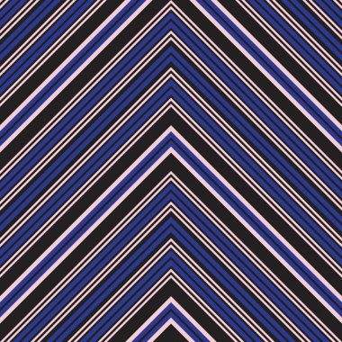 Moda tekstili ve grafikleri için uygun pembe ve lacivert köşegen çizgili desenli arkaplan.