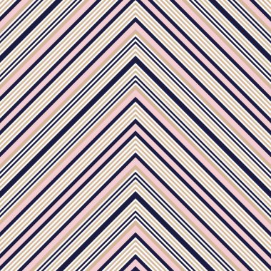 Moda tekstili ve grafikleri için uygun pembe ve lacivert köşegen çizgili desenli arkaplan.