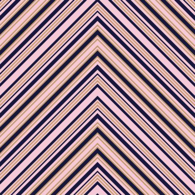 Moda tekstili ve grafikleri için uygun pembe ve lacivert köşegen çizgili desenli arkaplan.