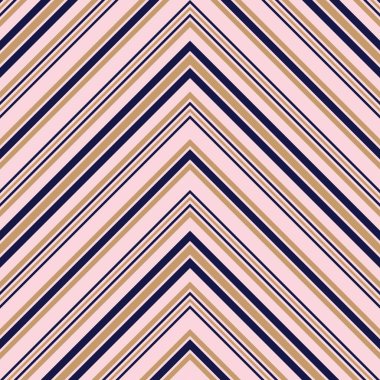 Moda tekstili ve grafikleri için uygun pembe ve lacivert köşegen çizgili desenli arkaplan.