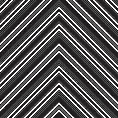 Siyah ve beyaz Chevron köşegen çizgili desensiz arka plan moda tekstil ve grafikleri için uygun.