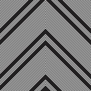 Siyah ve beyaz Chevron köşegen çizgili desensiz arka plan moda tekstil ve grafikleri için uygun.