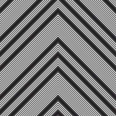 Siyah ve beyaz Chevron köşegen çizgili desensiz arka plan moda tekstil ve grafikleri için uygun.