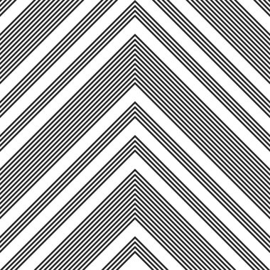 Siyah ve beyaz Chevron köşegen çizgili desensiz arka plan moda tekstil ve grafikleri için uygun.