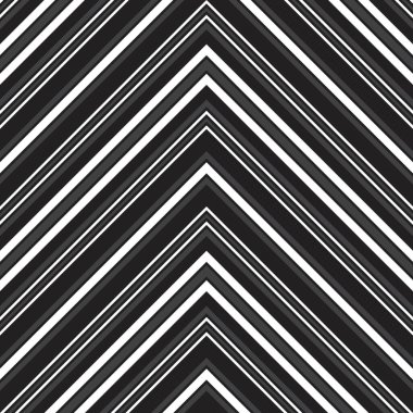 Siyah ve beyaz Chevron köşegen çizgili desensiz arka plan moda tekstil ve grafikleri için uygun.