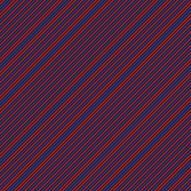 Moda tekstili ve grafikleri için uygun kırmızı ve mavi köşegen çizgili dikişsiz arkaplan