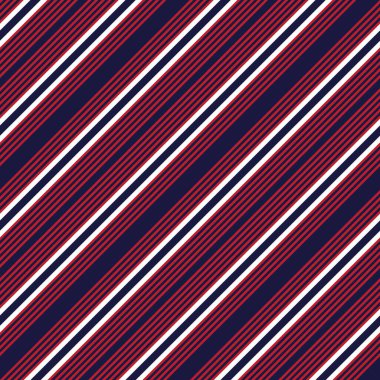 Moda tekstili ve grafikleri için uygun kırmızı ve mavi köşegen çizgili dikişsiz arkaplan