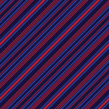 Moda tekstili ve grafikleri için uygun kırmızı ve mavi köşegen çizgili dikişsiz arkaplan