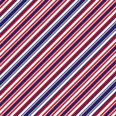 Moda tekstili ve grafikleri için uygun kırmızı ve mavi köşegen çizgili dikişsiz arkaplan
