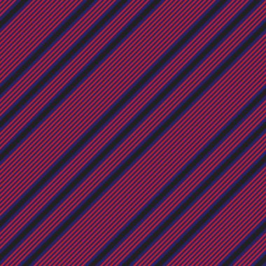 Moda tekstili ve grafikleri için uygun kırmızı ve mavi köşegen çizgili dikişsiz arkaplan