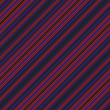 Moda tekstili ve grafikleri için uygun kırmızı ve mavi köşegen çizgili dikişsiz arkaplan
