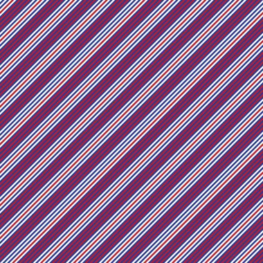 Moda tekstili ve grafikleri için uygun kırmızı ve mavi köşegen çizgili dikişsiz arkaplan