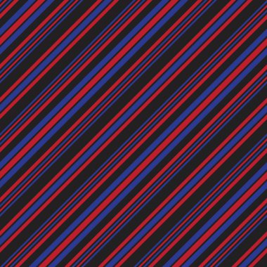 Moda tekstili ve grafikleri için uygun kırmızı ve mavi köşegen çizgili dikişsiz arkaplan