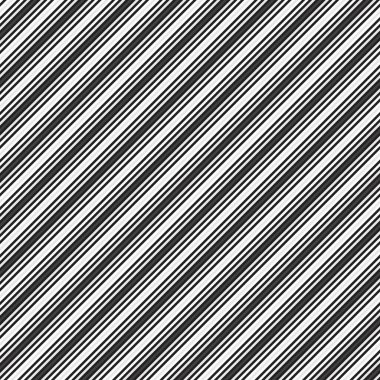 Moda tekstili ve grafikleri için uygun siyah ve beyaz köşegen çizgili düz desenli arkaplan