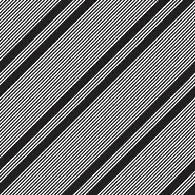 Moda tekstili ve grafikleri için uygun siyah ve beyaz köşegen çizgili düz desenli arkaplan