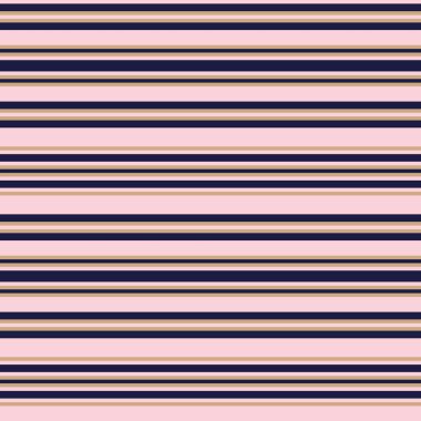 Moda tekstili ve grafikleri için uygun pembe ve denizci çizgili kusursuz desen.