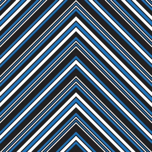 Fondo Patrón Sin Costura Rayado Diagonal Chevron Azul Adecuado Para — Vector de stock