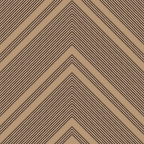 Brown Taupe Chevron Diagonal Rayas Sin Costuras Patrón Fondo Adecuado — Vector de stock