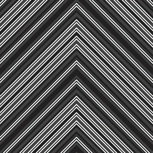 Fondo Sin Costuras Rayado Diagonal Chevron Blanco Negro Adecuado Para — Vector de stock