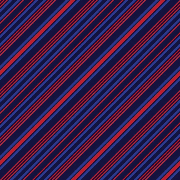 Rouge Bleu Diagonale Rayé Fond Motif Sans Couture Adapté Pour — Image vectorielle