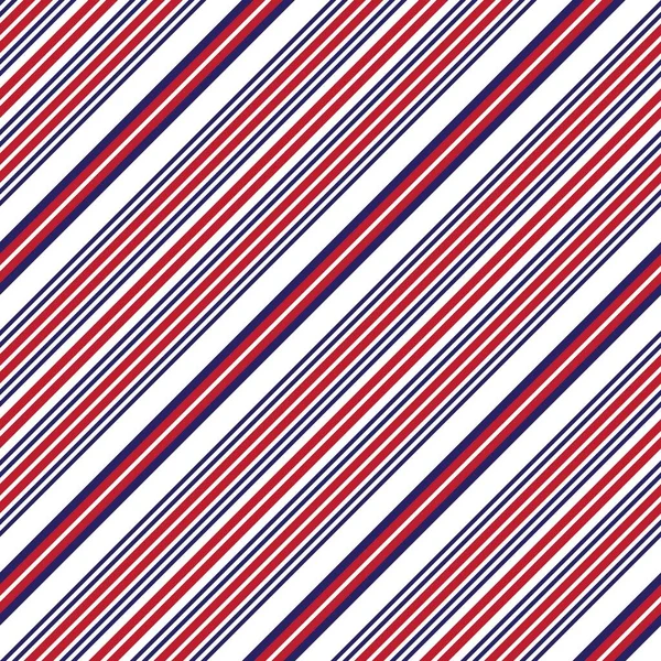 Red Blue Diagonal Striped Seamless Pattern Background Suitable Fashion Textiles — Stock Vector