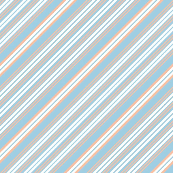 Himmelblau Diagonal Gestreifter Nahtloser Musterhintergrund Für Modetextilien Grafiken — Stockvektor