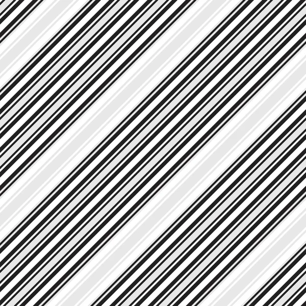 Black White Diagonal Striped Seamless Pattern Background Suitable Fashion Textiles — Stock Vector