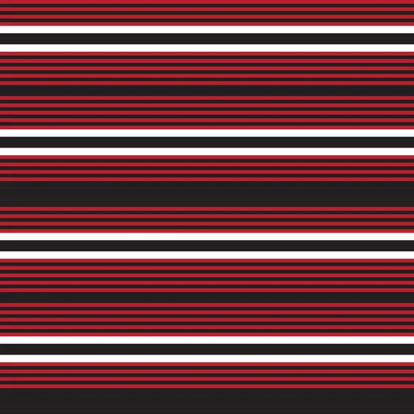 红色水平条纹无缝图案背景适合流行纺织品 — 图库矢量图片