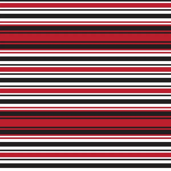 Red Horizontal Striped Seamless Pattern Background 그래픽 — 스톡 벡터