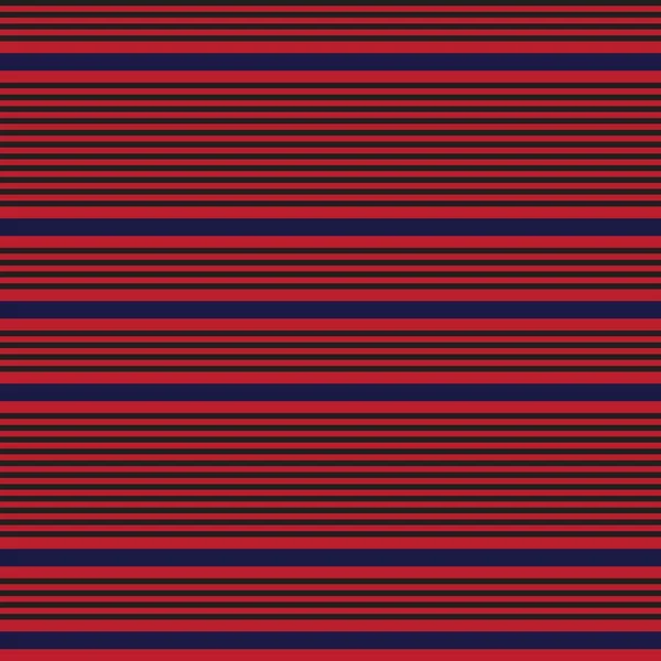 Red Horizontal Striped Seamless Pattern Background 그래픽 — 스톡 벡터