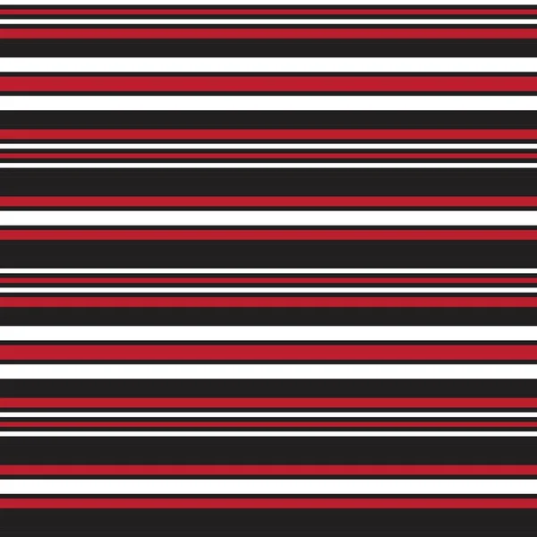 Red Horizontal Striped Seamless Pattern Background 그래픽 — 스톡 벡터