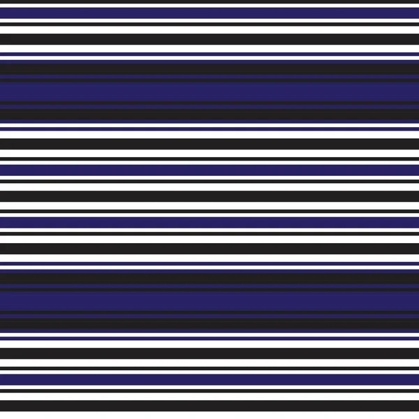 Blauw Horizontaal Gestreepte Naadloze Patroon Achtergrond Geschikt Voor Mode Textiel — Stockvector