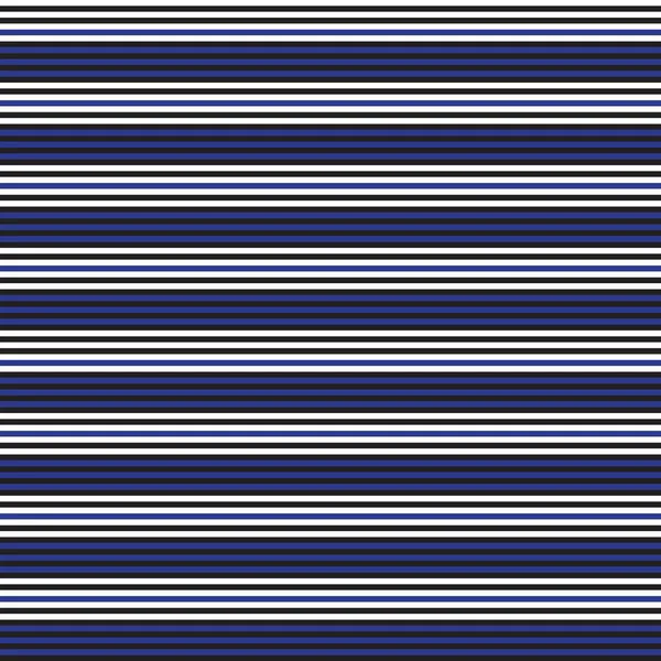 Blue Horizontal Striped Seamless Pattern Background 그래픽 — 스톡 벡터