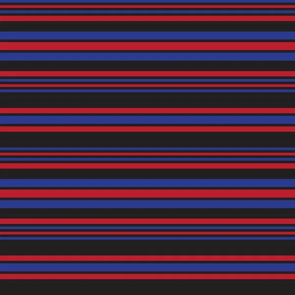 Red Blue Horizontal Striped Seamless Pattern Background Suitable Fashion Textiles — Stock Vector