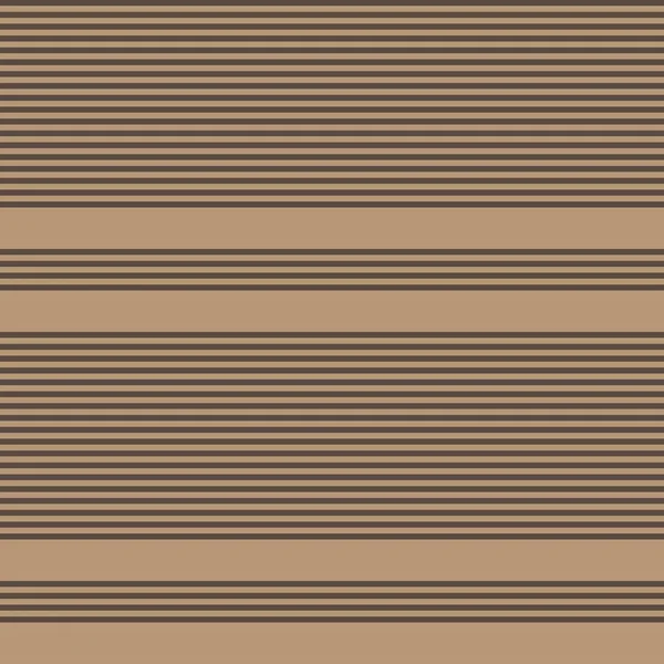 Brown Taupe Horizontal Rayé Fond Motif Sans Couture Adapté Pour — Image vectorielle