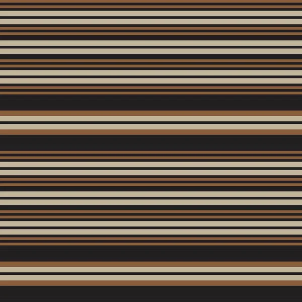 Marrón Taupe Horizontal Rayas Sin Costuras Patrón Fondo Adecuado Para — Vector de stock