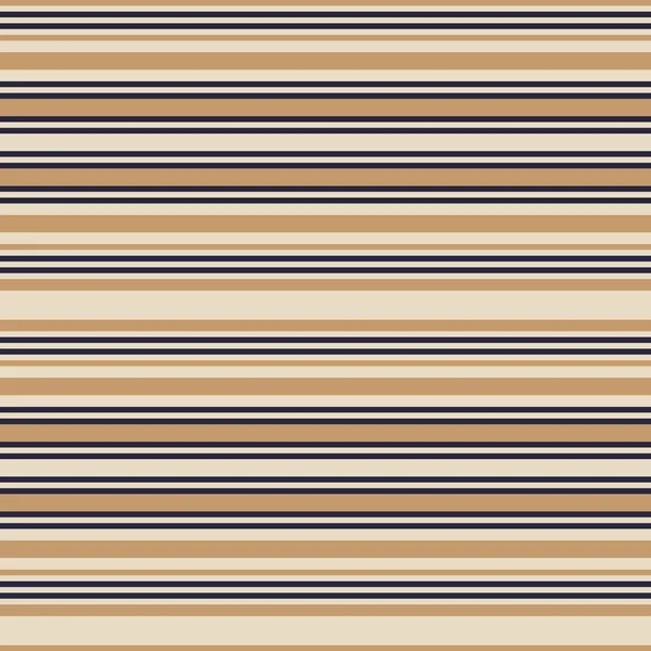 Marrón Taupe Horizontal Rayas Sin Costuras Patrón Fondo Adecuado Para — Vector de stock