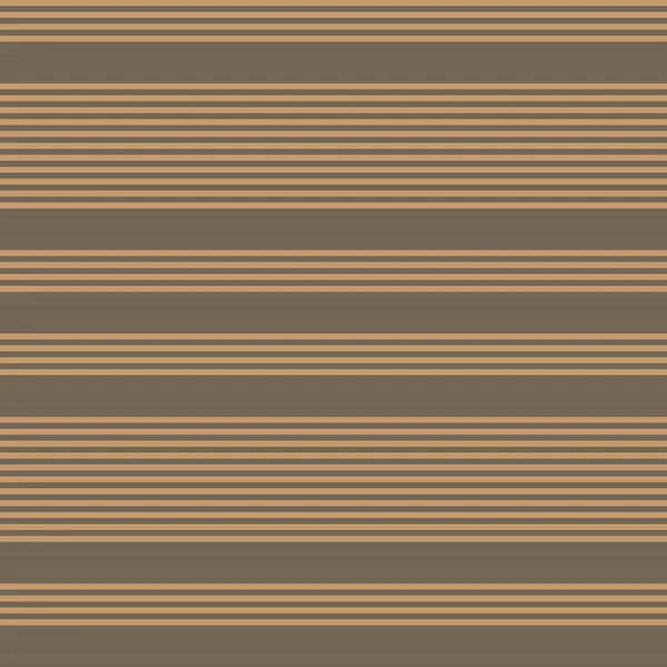 Brown Taupe Horizontal Stripped Seamless Pattern Background 그래픽 — 스톡 벡터