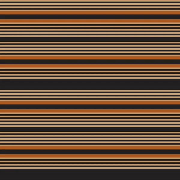 Arancione Orizzontale Righe Senza Cuciture Modello Sfondo Adatto Tessuti Moda — Vettoriale Stock