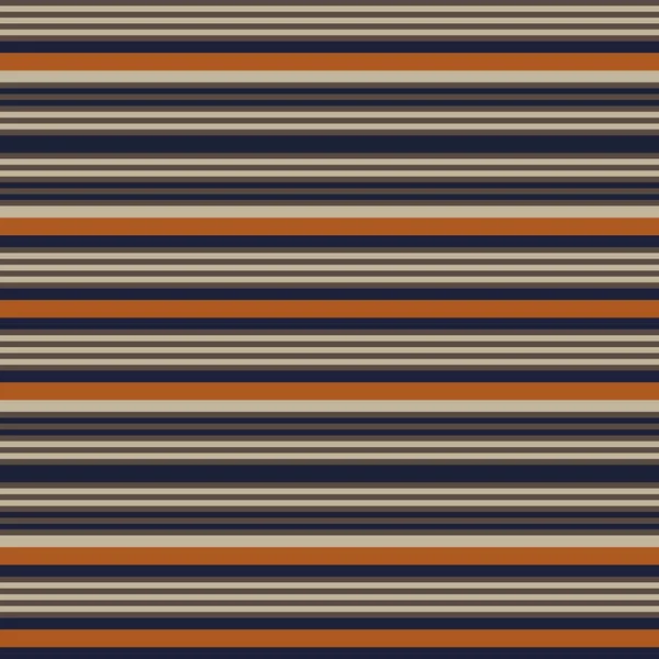 Orange Horizontal Striped Seamless Pattern Background 그래픽 — 스톡 벡터