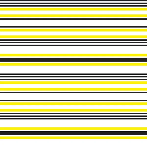 Jaune Fond Motif Sans Couture Rayé Horizontal Adapté Aux Textiles — Image vectorielle